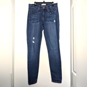 Judy blue skinny jeans sz 29 lightly distressed capsule staple Comfy